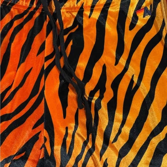 Aviator Nation Orange and Black Stripe Pants - Picture 3 of 4